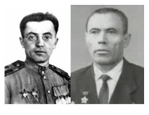 Слева – серджант Яков Павлов, справа – летейнант Иван Афанасьев