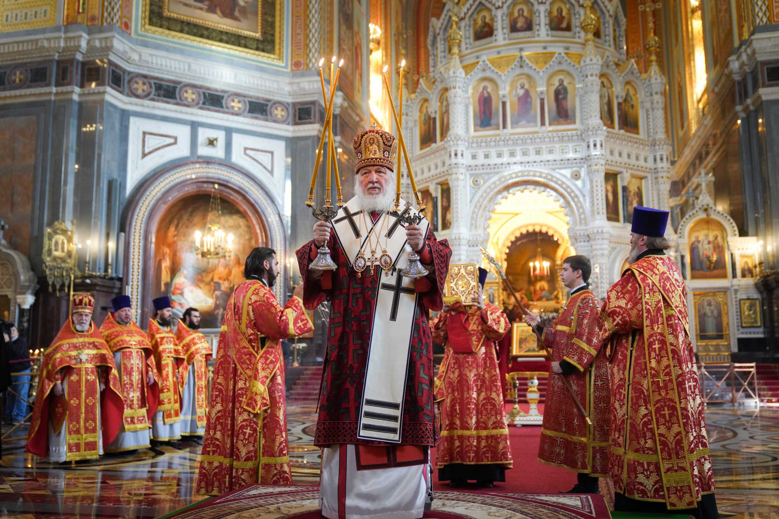 Награждение в храме Христа Спасителя